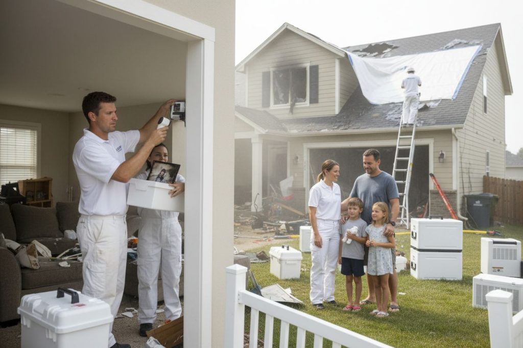 emergency restoration services team