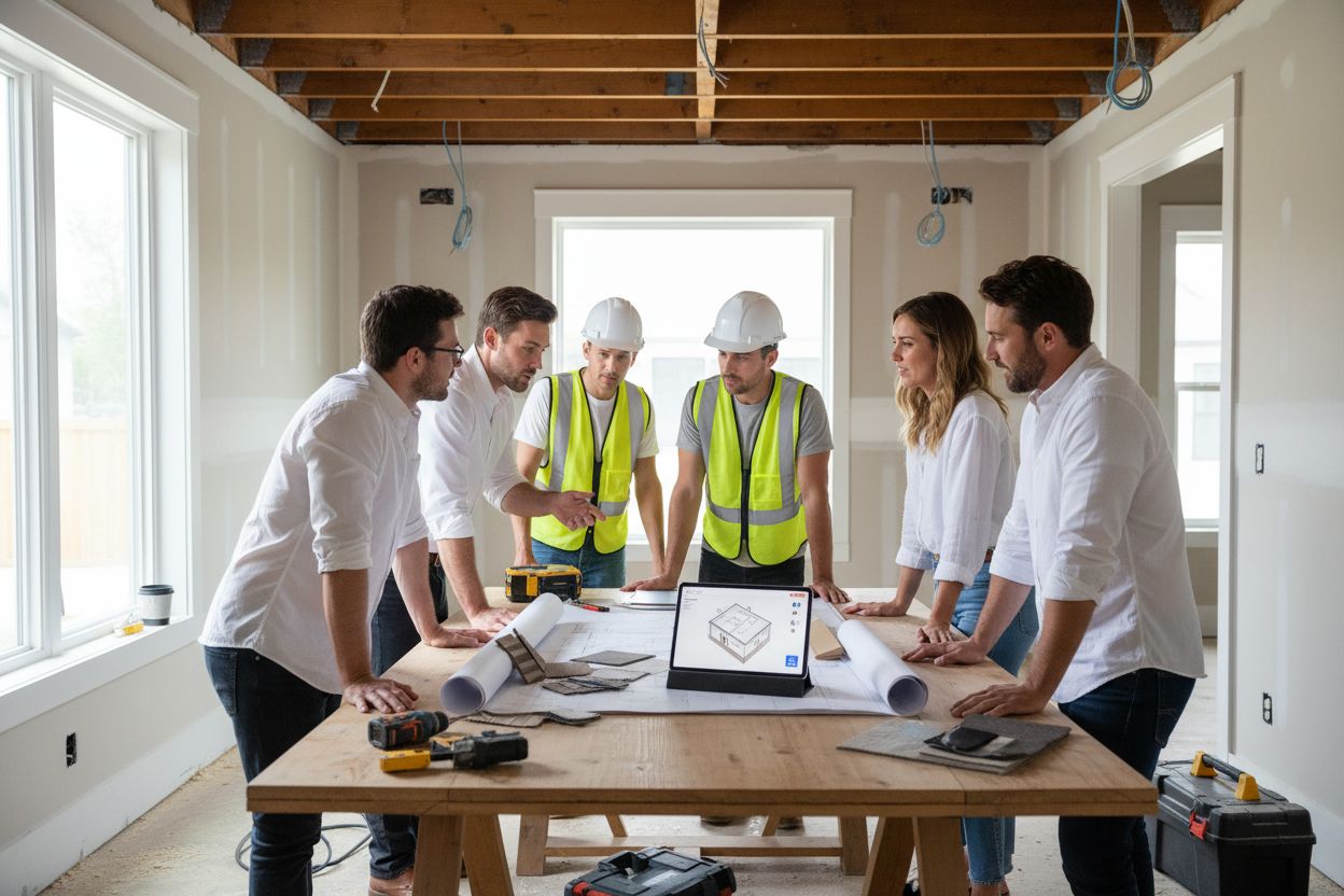 residential remodeling teamwork